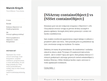 Tablet Screenshot of krzymar.net